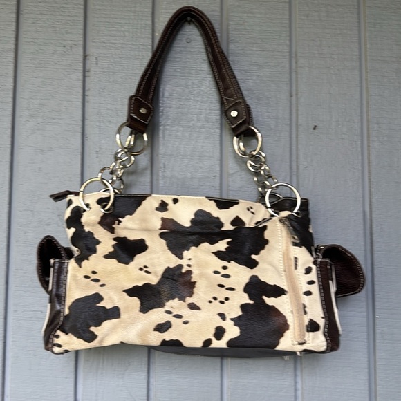 Y2K Brown and Cream Western Style Handbag - Picture 4 of 4